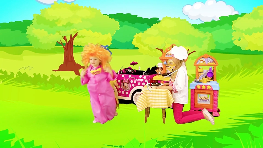 اسباب بازی ها و خانواده مهربان - آهنگ بروکلی و کیک پرنسس ساشا